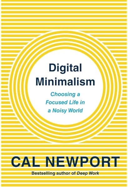 Digital Minimalism: Choosing a Focused Life in a Noisy World : Newport,  Cal: Amazon.it: Libri