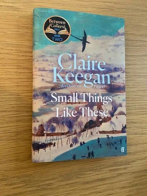 Image by Author - Small Things Like These Book 