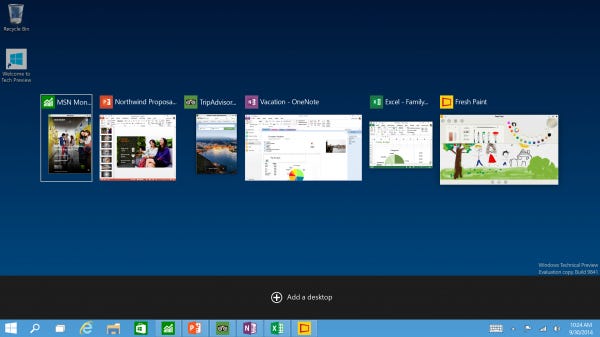 windows 10 tech preview multi view 2015