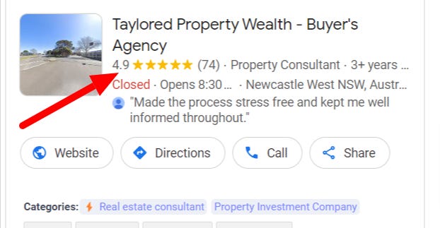 Taylored Property Wealth Google Business Profile