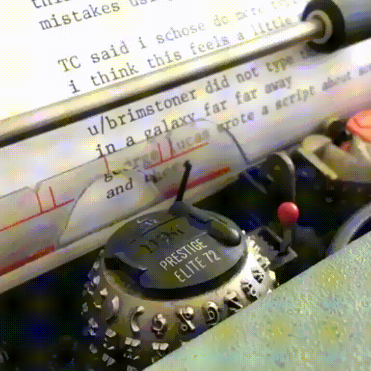 IBM Ball Head typewriter : r/oddlysatisfying