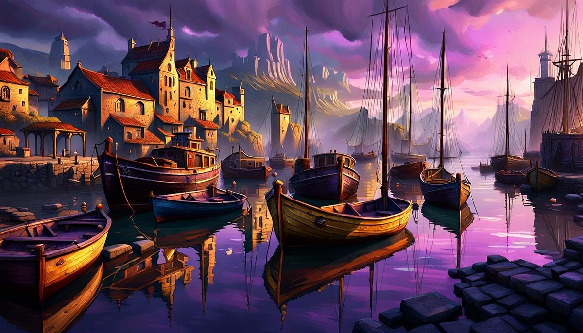 Harbour in early morning light Harbour in early morning light
