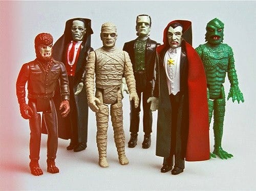 Classic monster toys. | Classic monsters, Movie monsters, Universal monsters