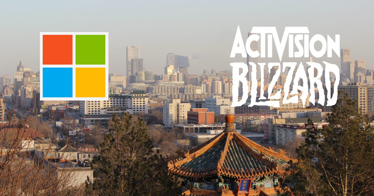 Chinese regulator refused to review Microsoft's acquisition of Activision  Blizzard under simplified procedure | Game World Observer