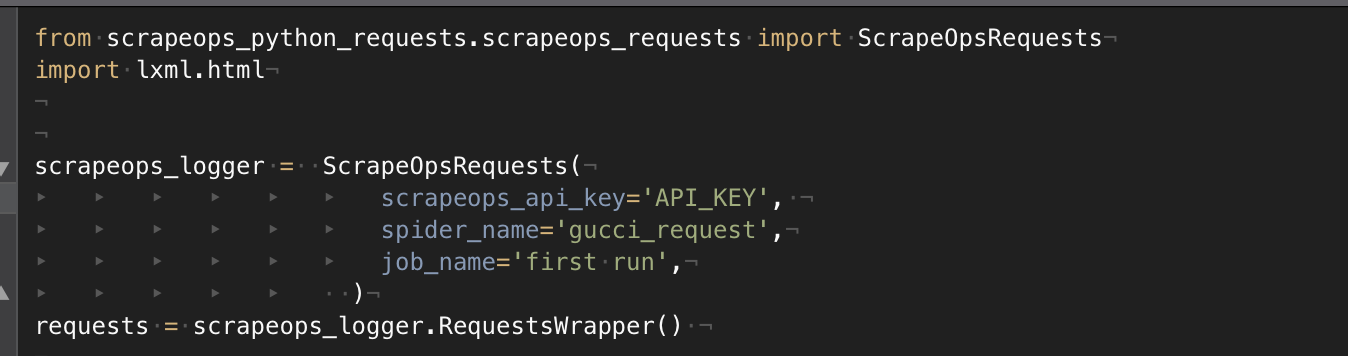 python-requests initializing