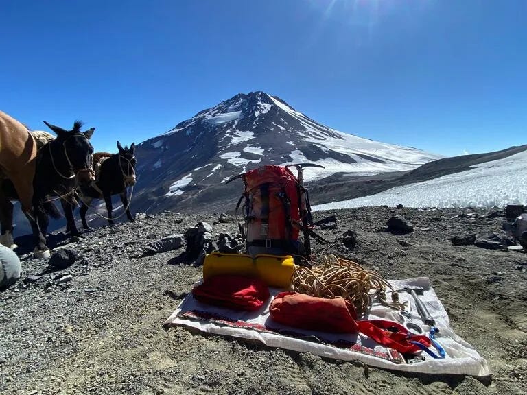 The recovered rucksack