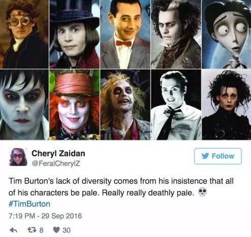 tim burton diversity