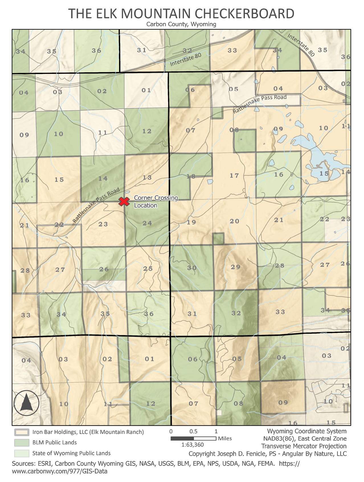 USE The Elk Mountain Checkerboard