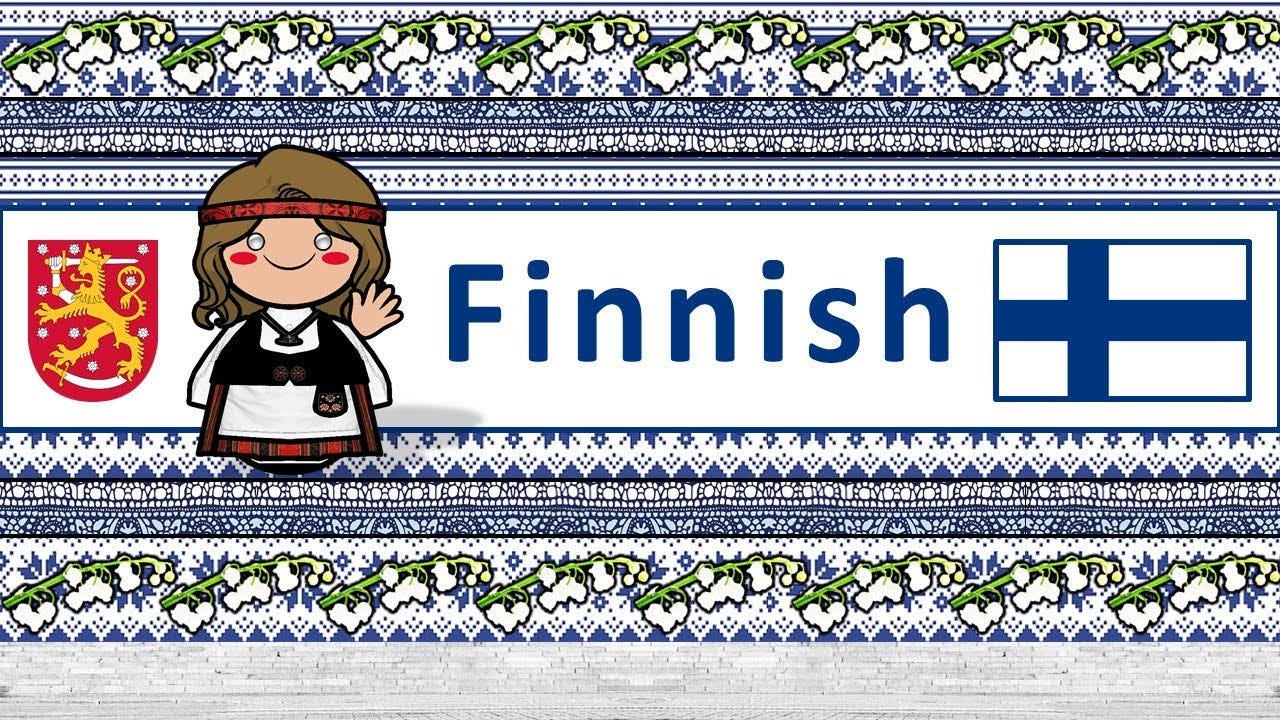 The Sound of the Finnish language (Numbers, Greetings, Words & UDHR) -  YouTube
