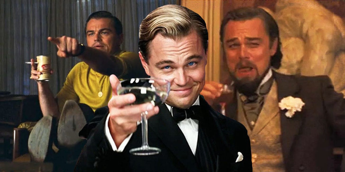 Why There Are So Many Leonardo DiCaprio Drinking In Movies Memes