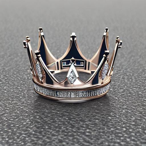 Image: crown made of diamonds