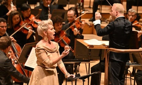 Yannick Nézet-Séguin conducting Joyce DiDonato and the Metropolitan Orchestra at the Barbican, London.