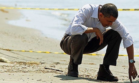 Barack Obama visiting the oil-hit Louisiana coast on Friday
