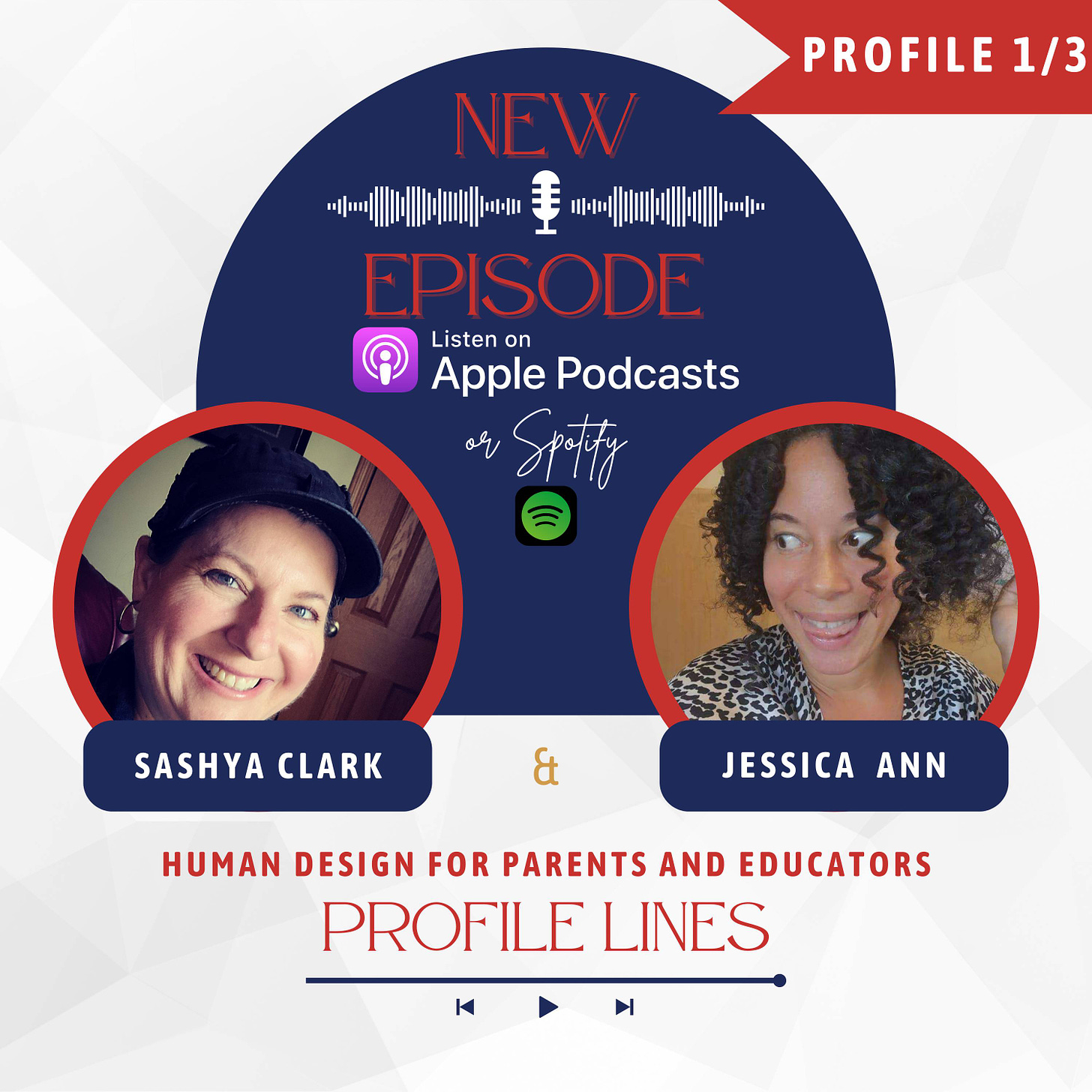 Sashya Clark, a parenting and Human Design specialist, and Jessica Ann, an elite consultant in Human Design and Gene Keys discuss Human Design Profile Line 1/3