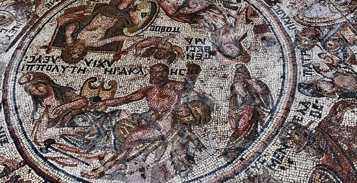 'Rarest Ever' Mosaic Depicting The Trojan War Is Found In Syria