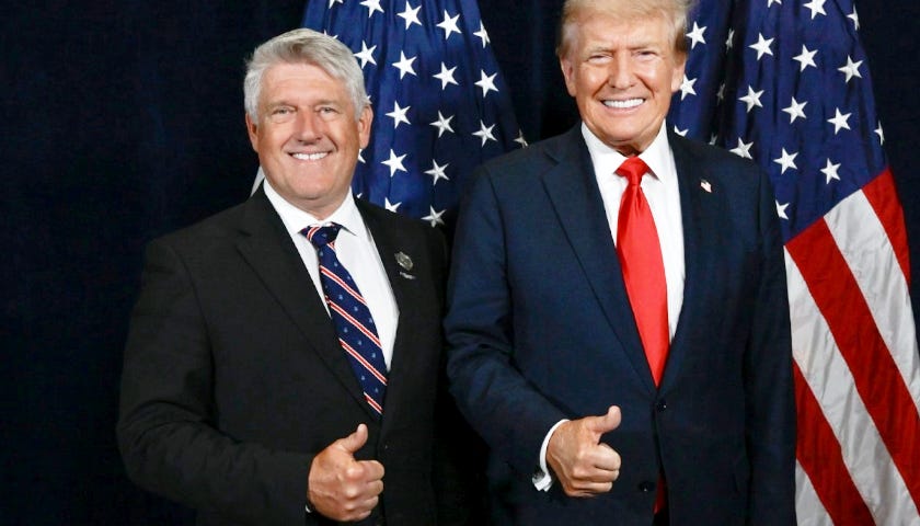 Photo “Troy Downing and Donald Trump” by Congressman Troy Downing.