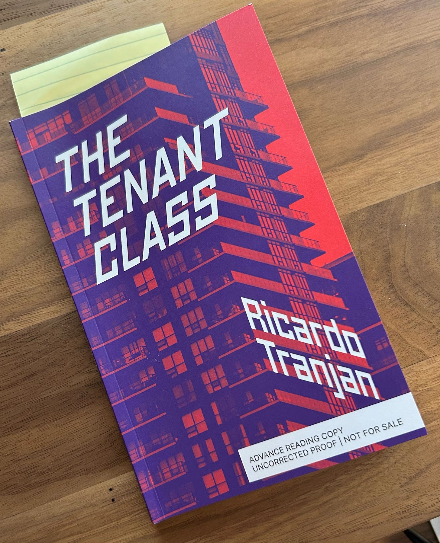 The Tenant Class, a book by Ricardo Tranjan