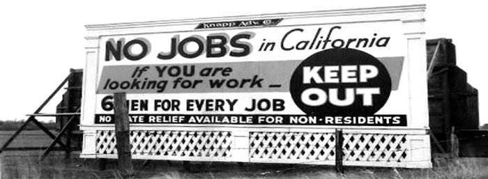 The Bum Blockade – Stopping the Invasion of Depression Refugees – Legends  of America