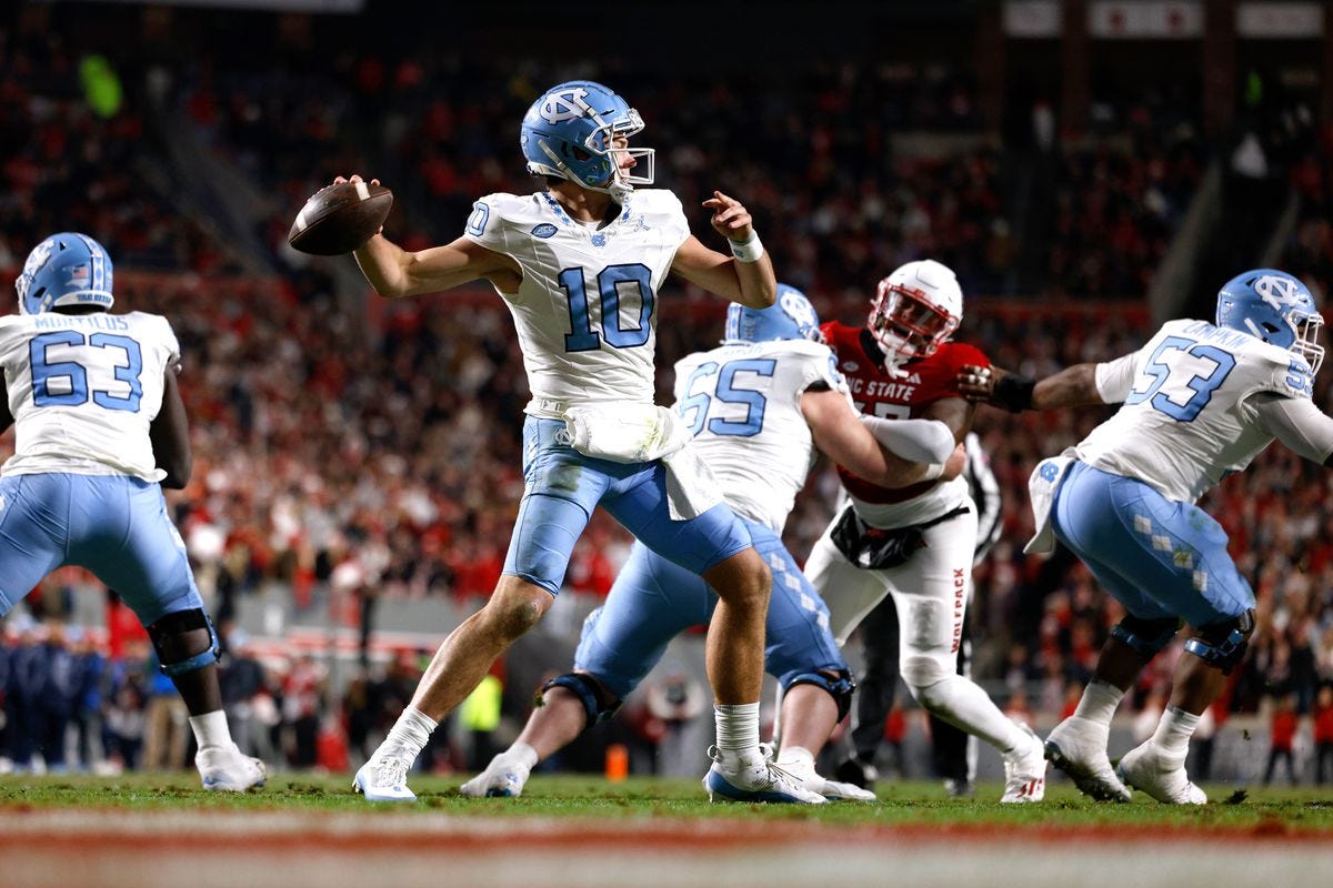 2024 NFL Draft quarterback deep dive: Drake Maye, North Carolina - Big Blue  View