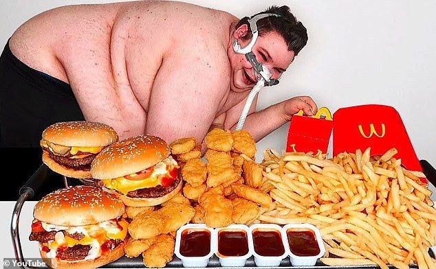 Fat for fame: Social media stars sacrifice their health and waistlines for  clicks and money