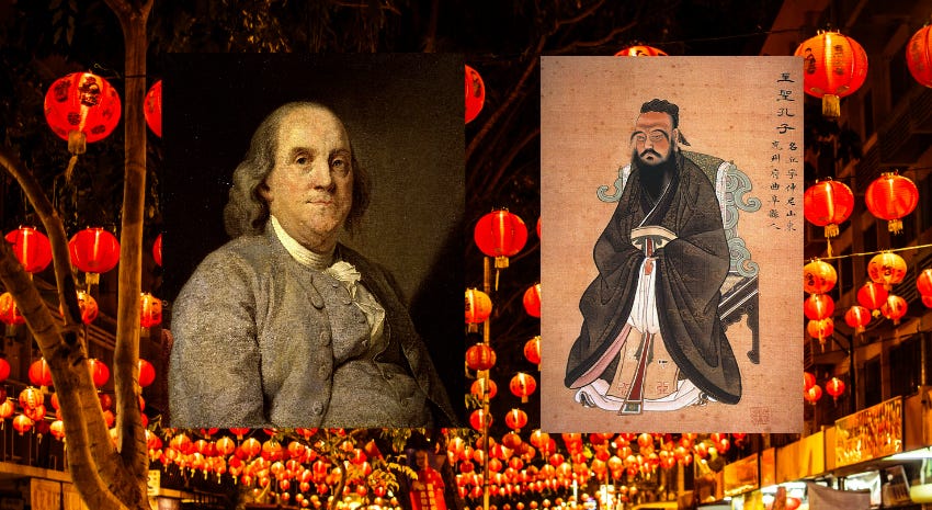 Chinese New Year, Confucius, and Ben Franklin