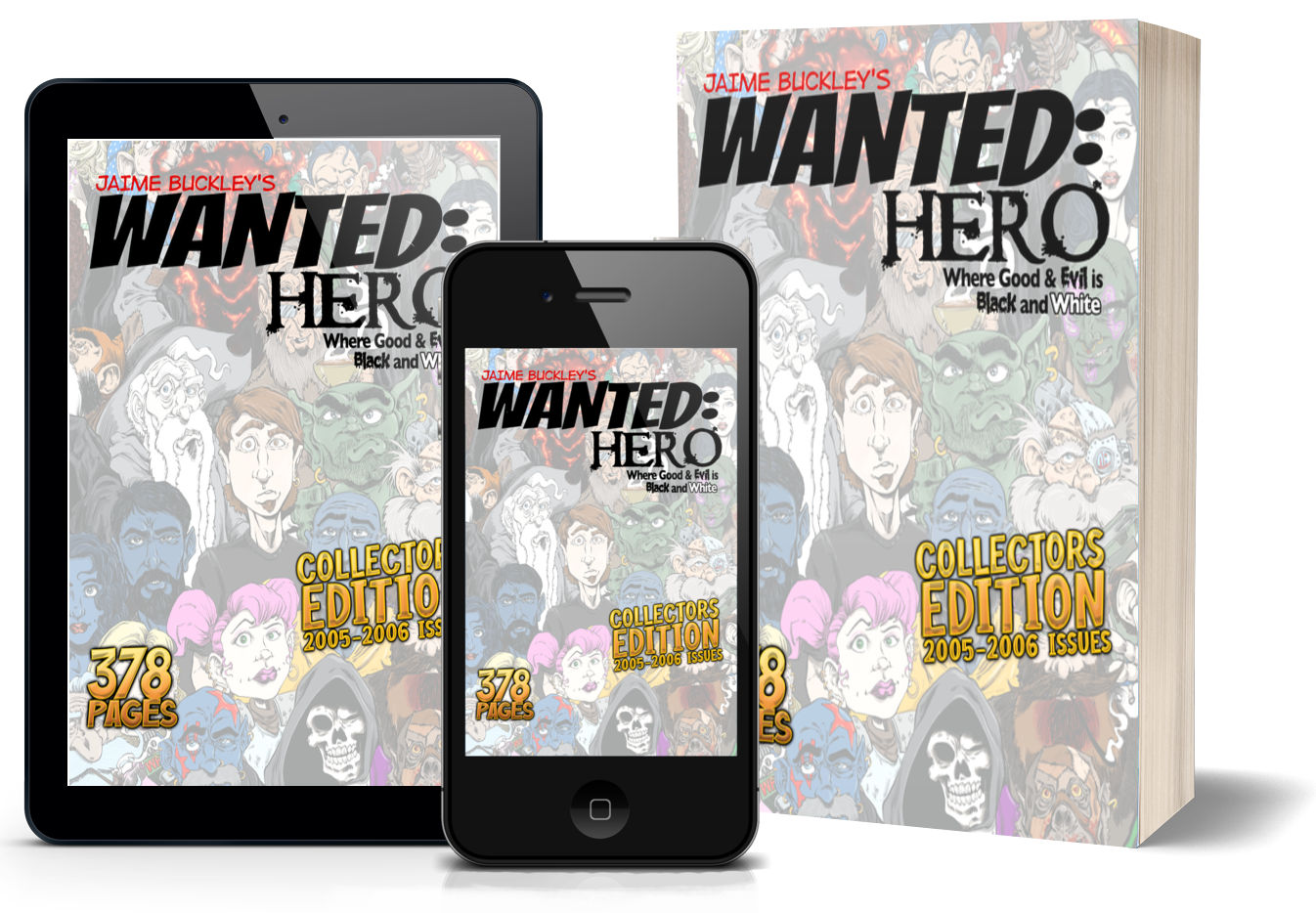 wanted hero collectors edition comics