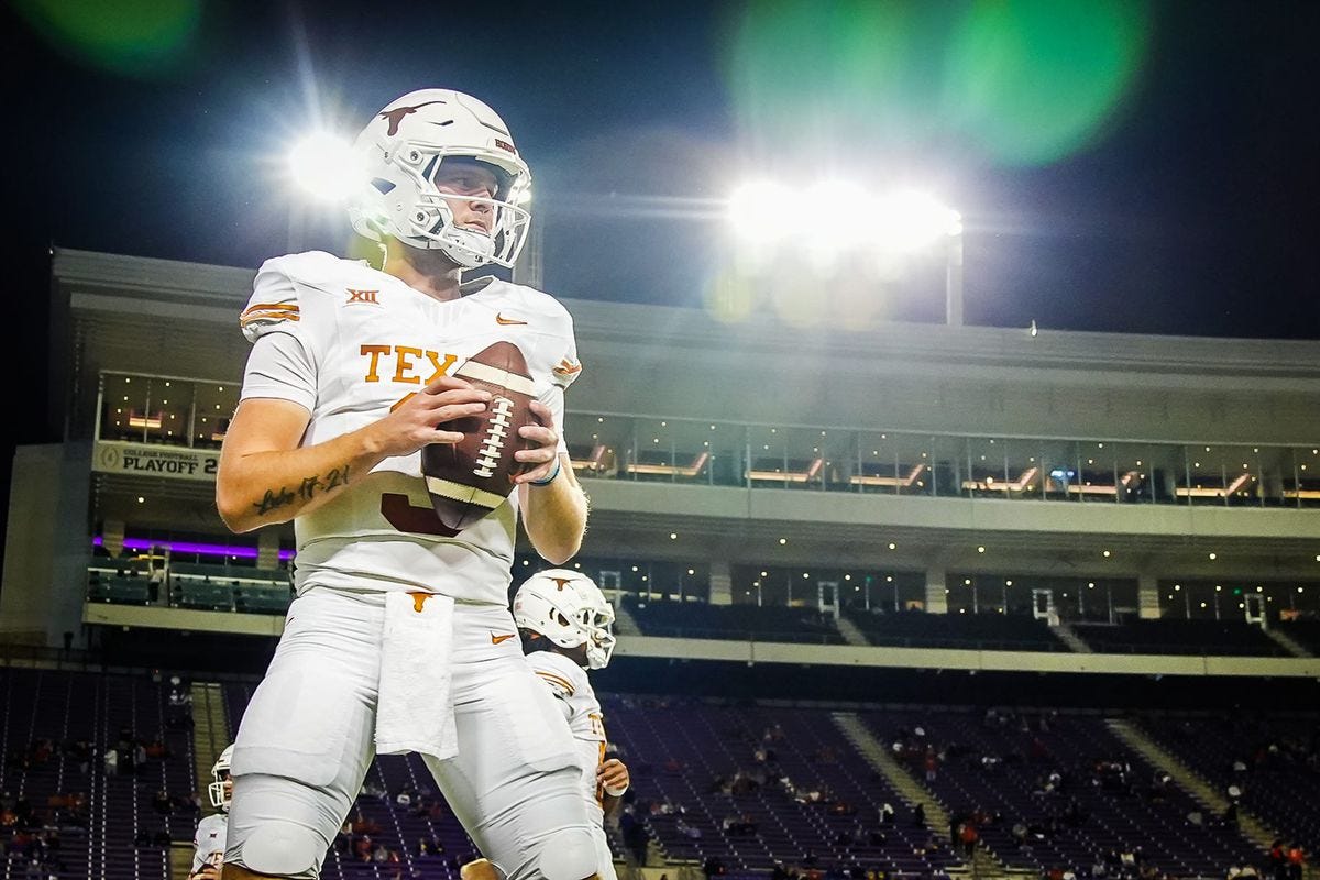 Buzz building about Texas QB Quinn Ewers potentially returning in 2024 -  Burnt Orange Nation