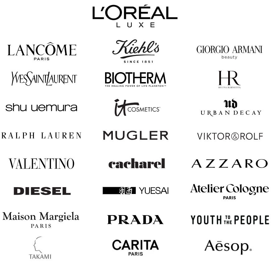 L'Oréal Luxe brands.