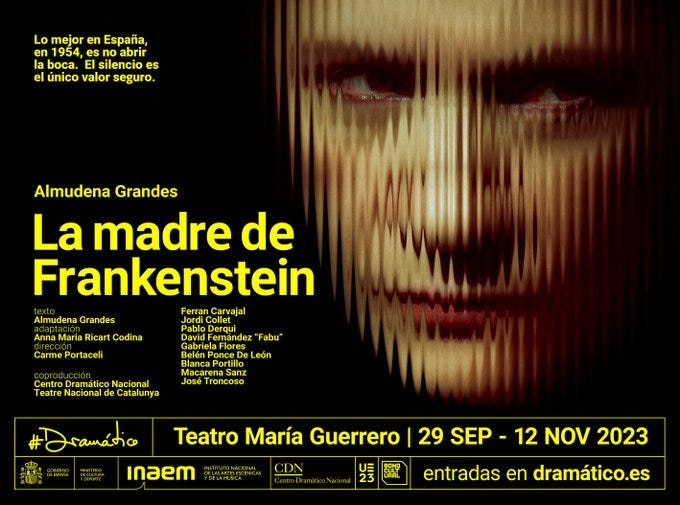 LA MADRE DE FRANKENSTEIN en el Teatro María Guerrero - Madrid Es Teatro