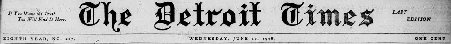 1908 Detroit Times