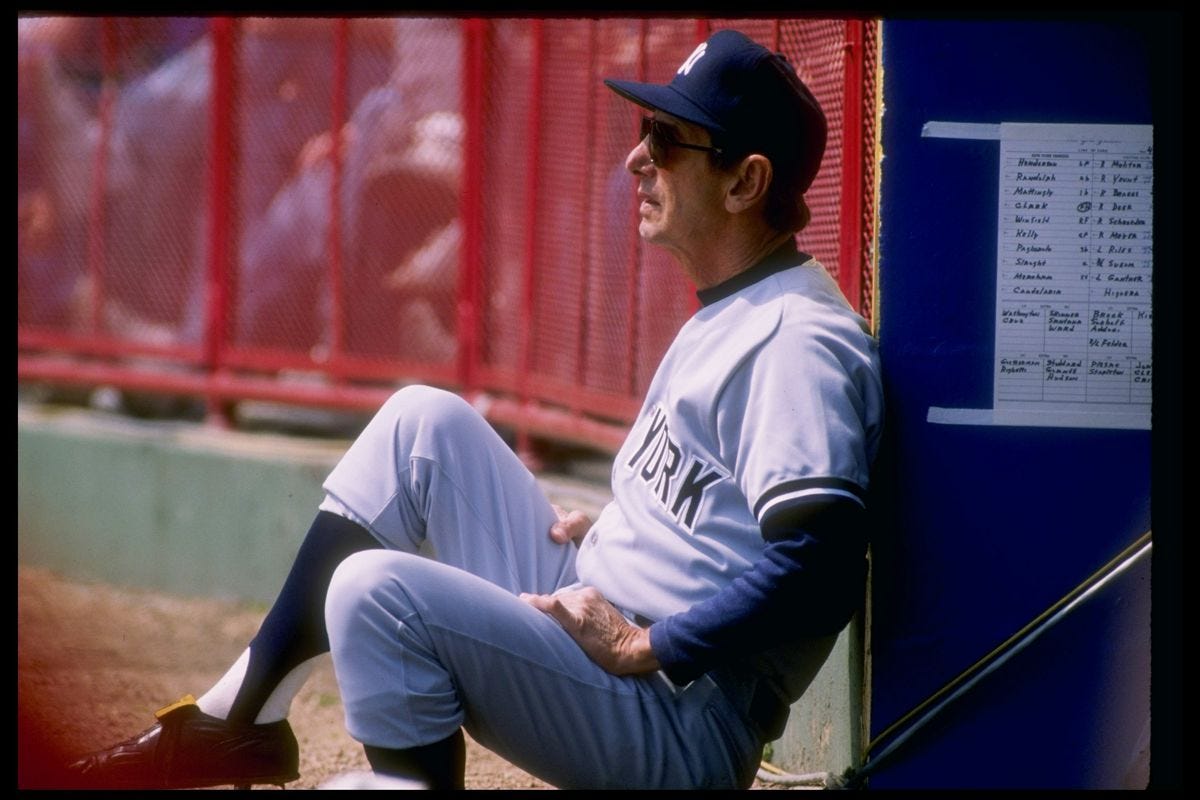 Remembering Yankees manager Billy Martin's bizarre Mike Pagliarulo gambit -  Pinstripe Alley