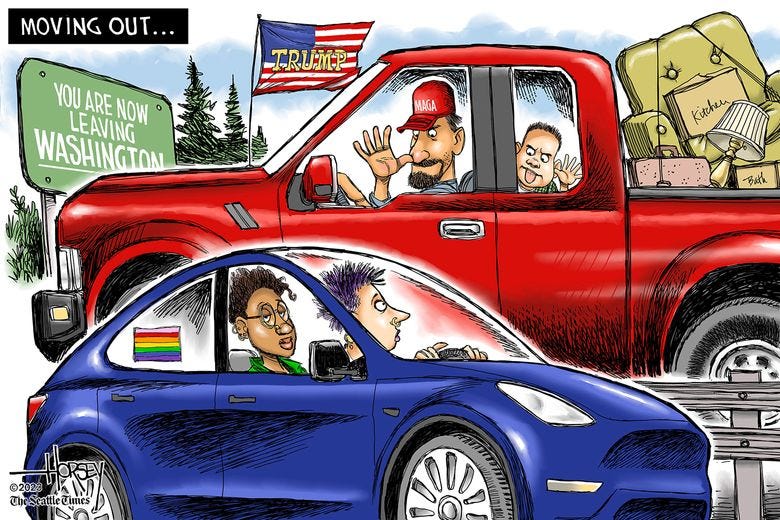 Politics drives Americans apart | The Seattle Times
