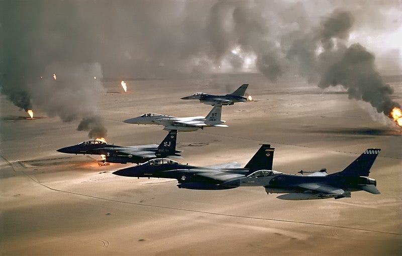Gulf War air campaign - Wikipedia