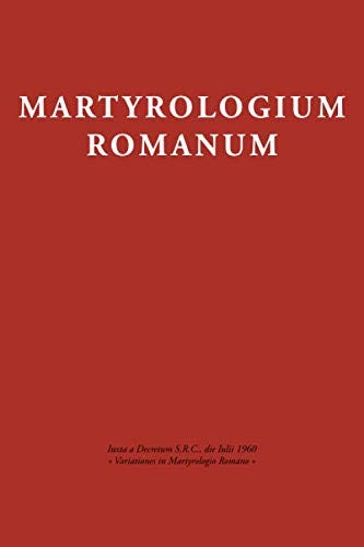 Martyrologium Romanum (Latin Edition)