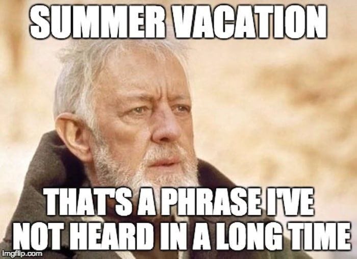 Summer Vacation Meme