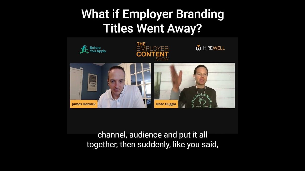 What if Employer Branding Titles Went Away?