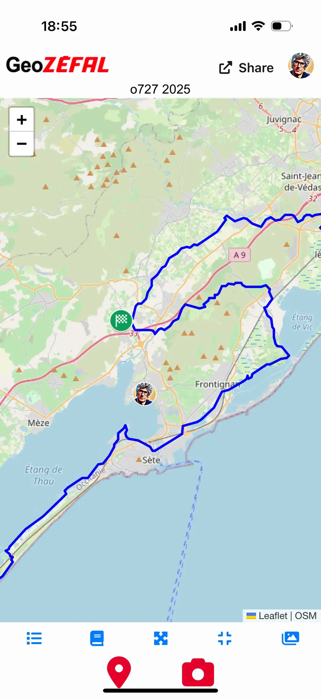 GeoZéfal sur mon iPhone
