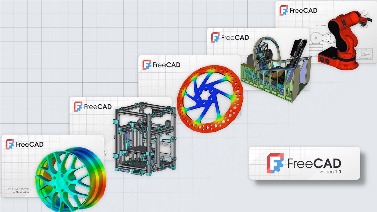 Lançamento do software CAD de código aberto FreeCAD 1.0 – Faditiva