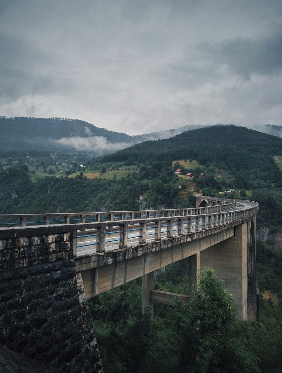 Large concrete bridge Large concrete bridge