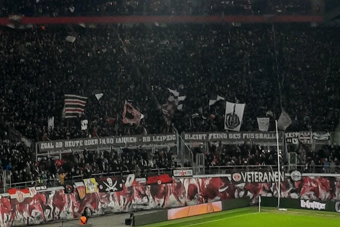 r/soccer - St. Pauli in Leipzig: "Whether today or in 50 years - RB Leipzig remains the Enemy Of Football"