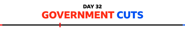 Day 32 - Government cuts