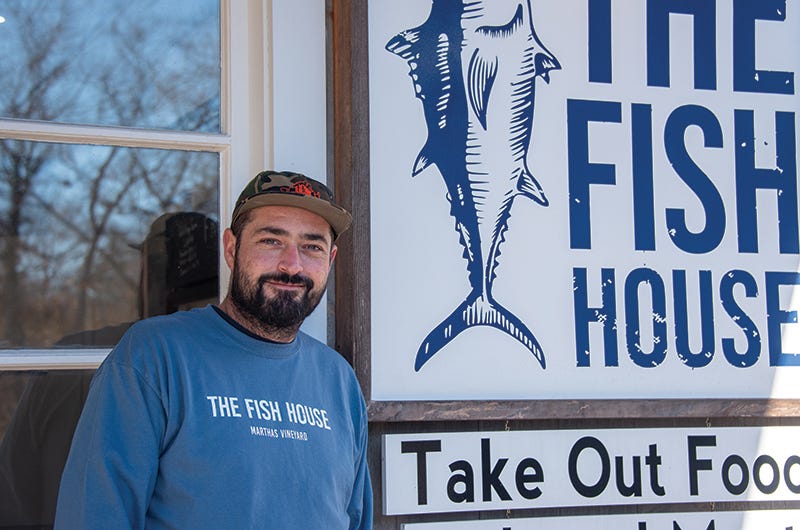 Everett Whiting at The Fish House, Jeanna Shepard photo, Cook the Vineyard