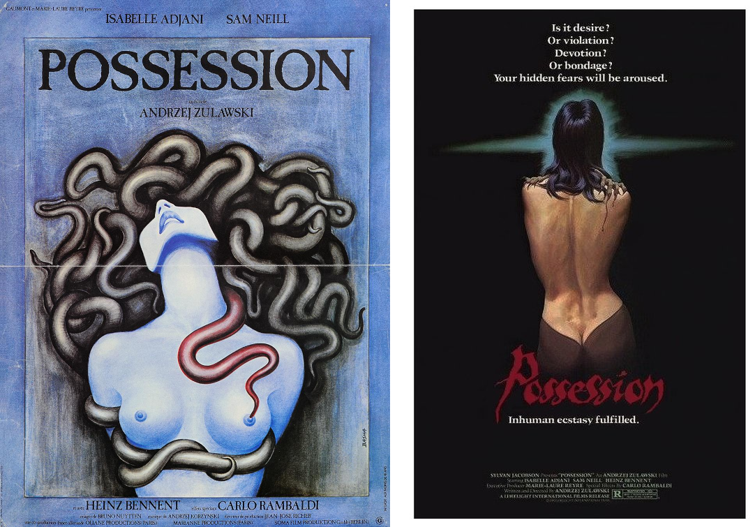 Possession (1981) French and American film posters