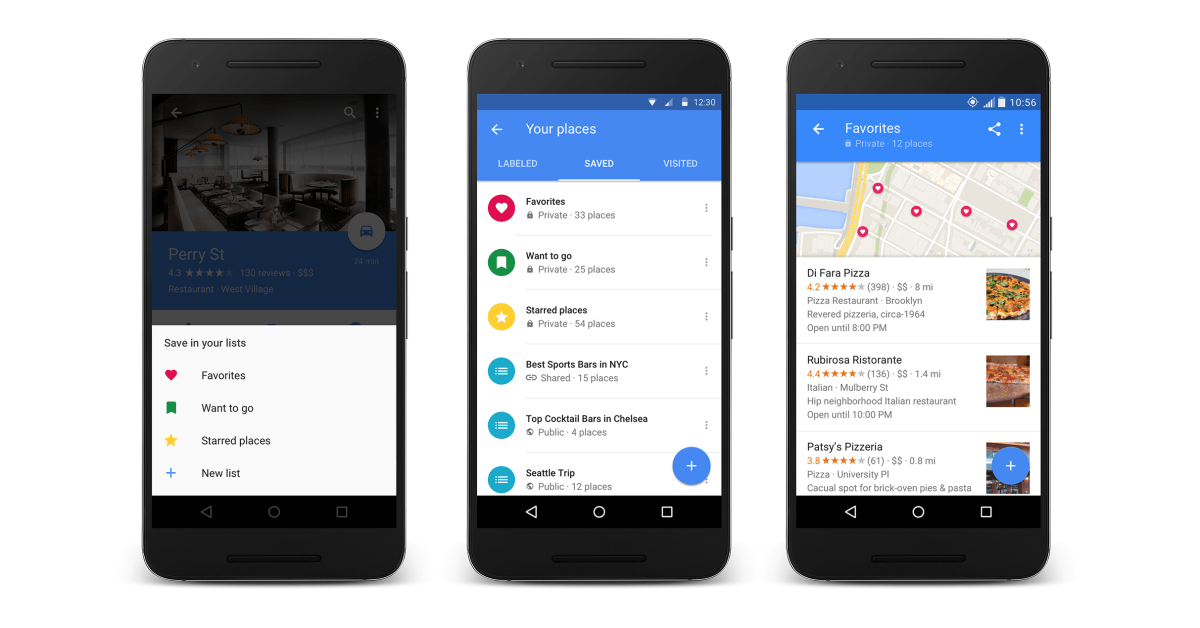 Google Maps now allows Local Guides to create lists of saved places