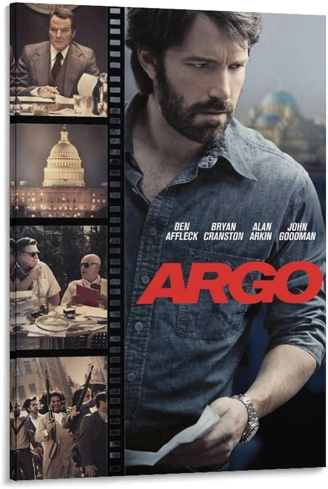Amazon.com: Movie Posters Argo (2) Canvas Wall Art Prints for Wall Decor  Room Decor Bedroom Decor Gifts 24x36inch(60x90cm) Frame-Style: Posters &  Prints