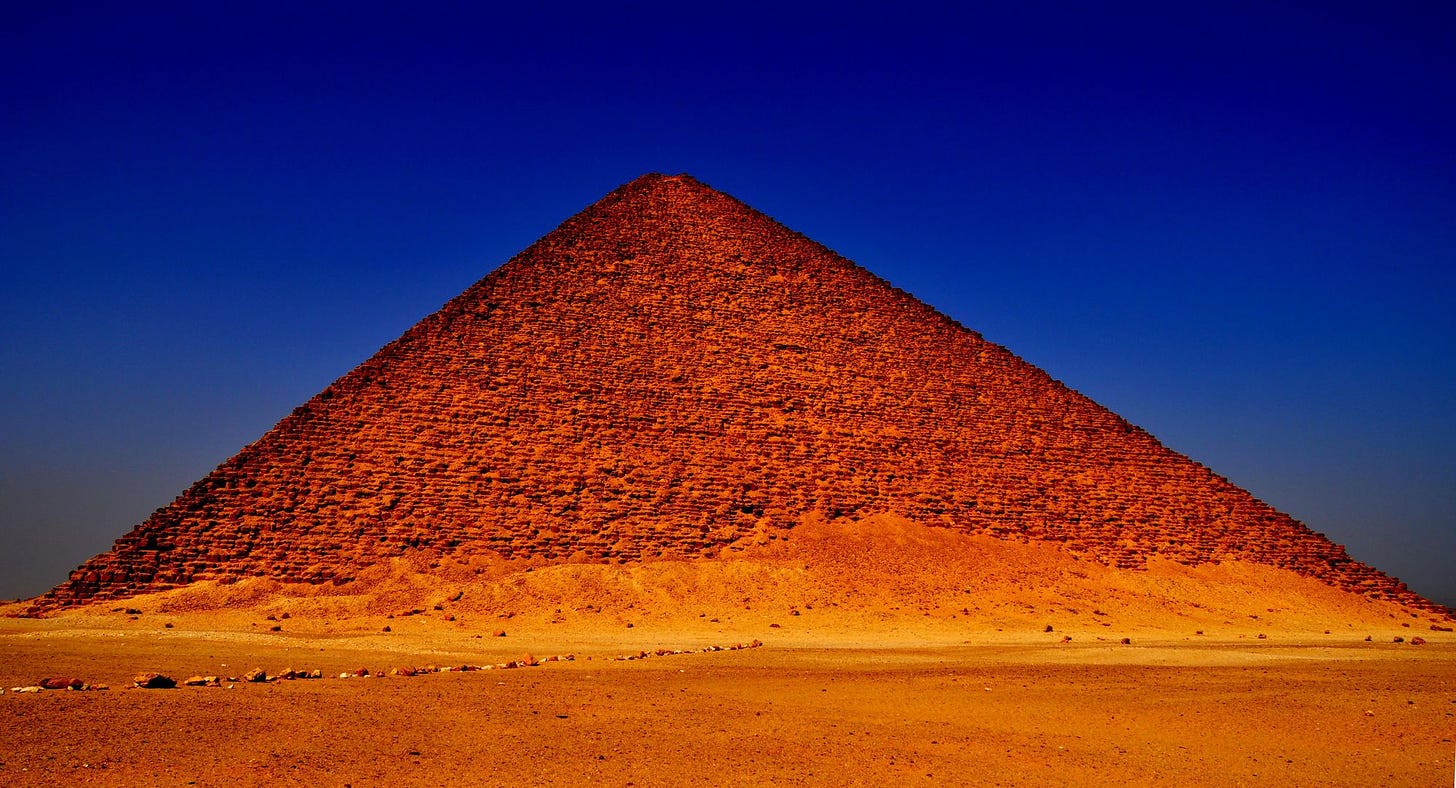 Inside the Red Pyramid of Sneferu