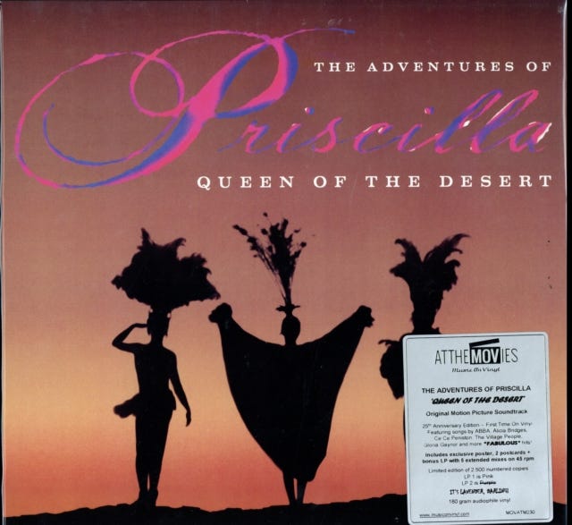 ADVENTURES OF PRISCILLA: QUEEN OF THE / O.S.T. - Adventures Of Priscilla:  Queen Of The Desert Soundtrack - Vinyl - Walmart.com