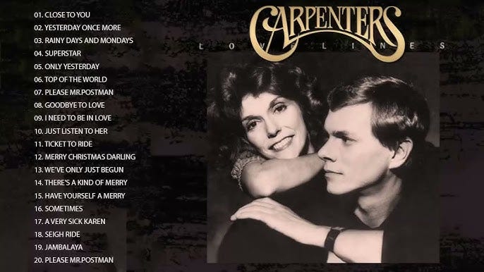 Carpenters Greatest Hits Collection Full Album | The Carpenter Songs | Best  Songs of The Carpenter