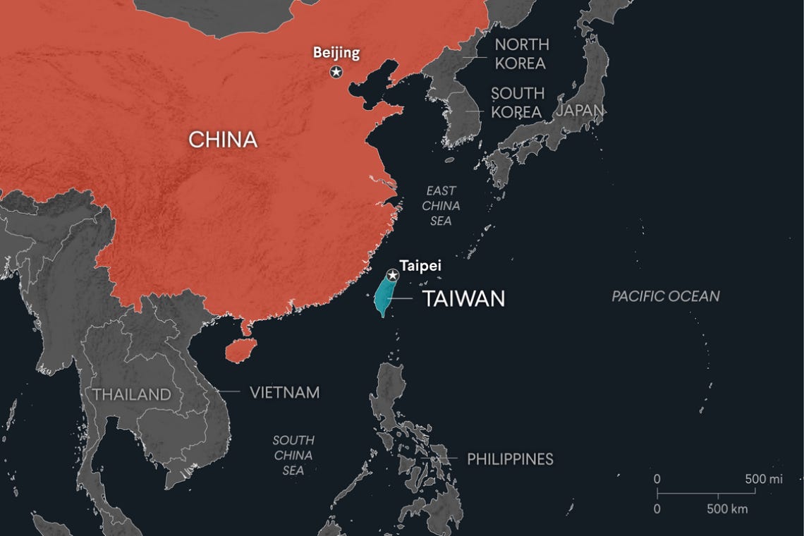 UPDATED 11:50 AM EDT --  *** URGENT *** China Commences Military &quot;Drill&quot; - Completely Surrounds Taiwan