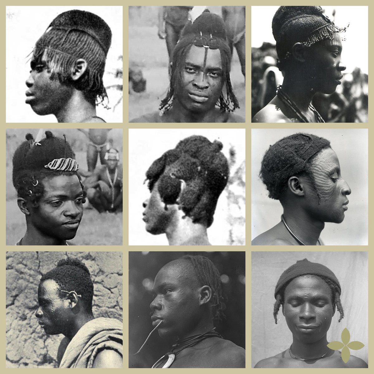 9 portraits of Nigerian men with incredibly creative hairstyles
